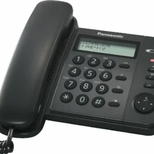 Σταθερό Ψηφιακό Τηλέφωνο Panasonic KX-TS560EX2B Μαύρο