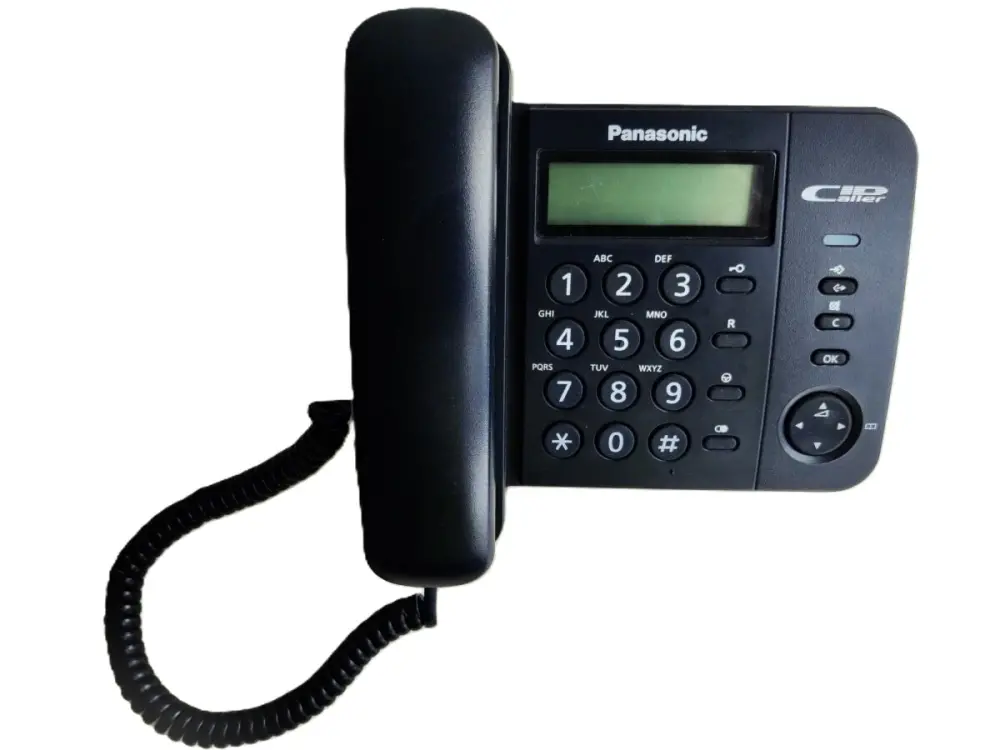 Σταθερό Ψηφιακό Τηλέφωνο Panasonic KX-TS560EX2B Μαύρο - Image 2