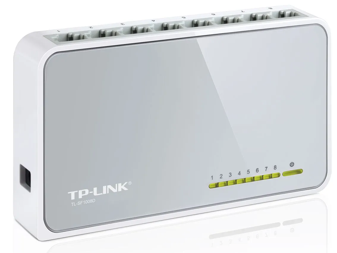 TP-LINK Desktop Switch TL-SF1008D, 8-port 10/100Mbps, Ver. 8.2 - Image 2