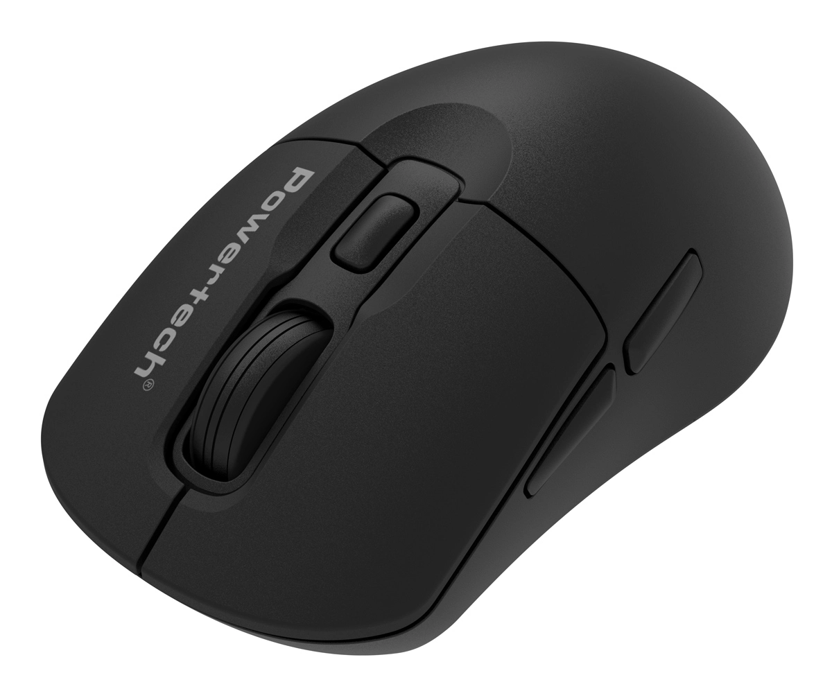 POWERTECH ασύρματο ποντίκι PT-1543, 2.4GHz & Bluetooth, έως 2400DPI, αθόρυβο, μαύρο - Image 2